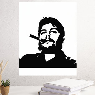 Che Guevara, Comandante, Revolutie, Cuba, Havana Folie Afdrukken