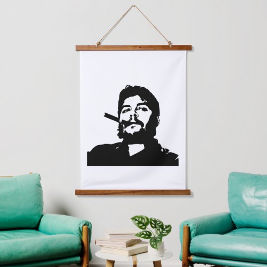Che Guevara, Comandante, Revolutie, Cuba, Havana Hangend Wandkleed (Woonkamer)