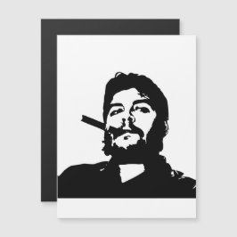 Che Guevara, Comandante, Revolutie, Cuba, Havana Magnetische Uitnodiging
