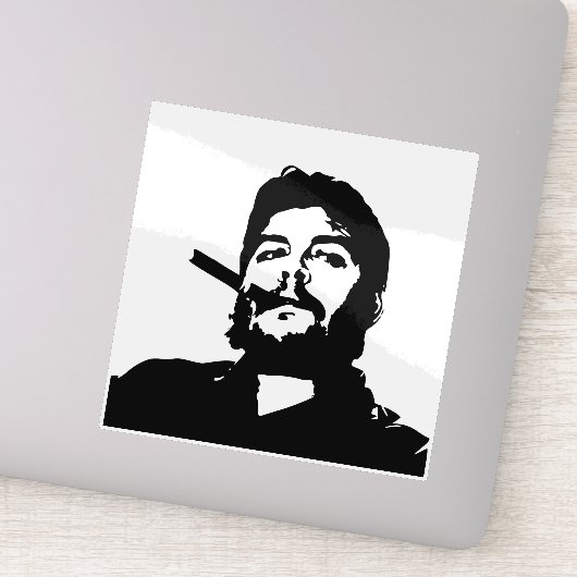 Che Guevara, Comandante, Revolutie, Cuba, Havana Sticker (Detail)