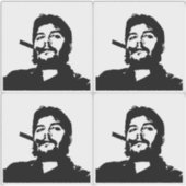 Che Guevara, Comandante, Revolutie, Cuba, Havana Sticker (Voorkant)
