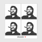 Che Guevara, Comandante, Revolutie, Cuba, Havana Sticker (Vel)