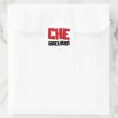 Che Guevara Design Ronde Sticker (Tas)