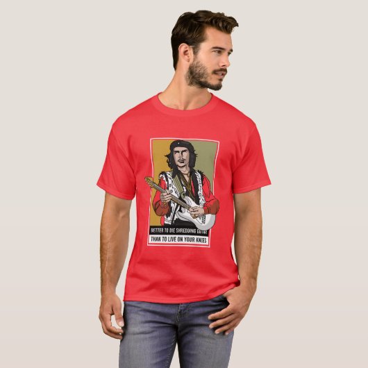 Che Guevara Hendrix T-shirt (Voorkant volledig)