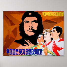 Ché Guevara, internationale vrijheidsstrijder, zal Poster