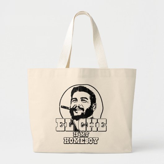 Che Guevara is mijn Homeboy Grote Tote Bag (Voorkant)