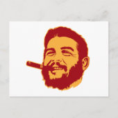 Che Guevara met Cigar Portrait Briefkaart (Voorkant)