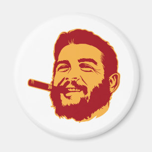Che Guevara met Cigar Portrait Magnet