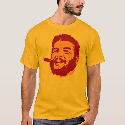 Che Guevara met sigarenportret T-shirt (Voorkant)