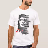 Che Guevara Revolutionair  politiek citaat T-shirt (Voorkant)