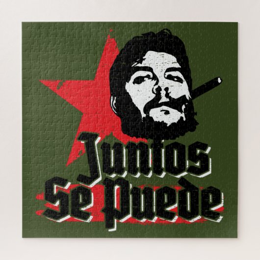Che Guevara Revolutionaire citaat Juntos Se Puede Legpuzzel (Verticaal)