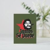 Che Guevara Revolutionary Quote Juntos Se Puede Briefkaart (Staand voorkant)