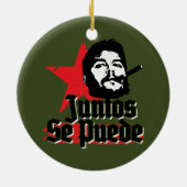 Che Guevara Revolutionary Quote Juntos Se Puede Keramisch Ornament (Achterkant)