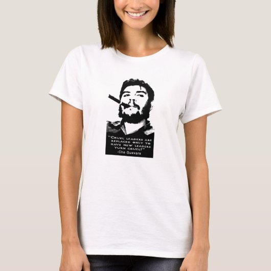 Che Guevara Roken een Cubaanse sigaar zonder twijf T-shirt (Voorkant)