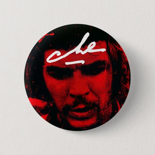 Che Guevara Ronde Button 5,7 Cm (Voorkant)