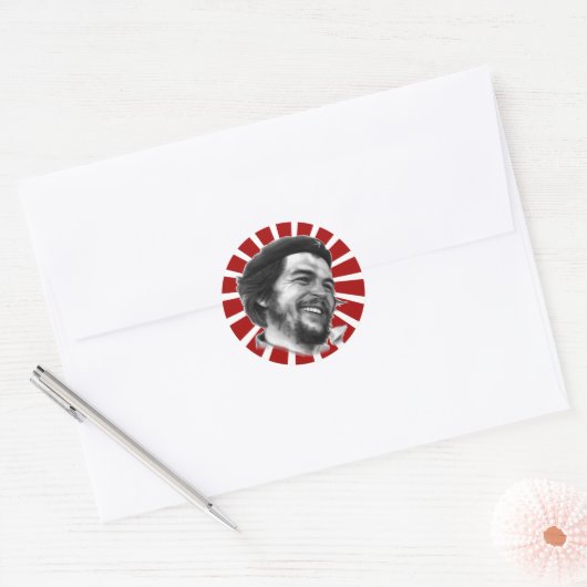 Che Guevara Ronde Sticker (Envelop)