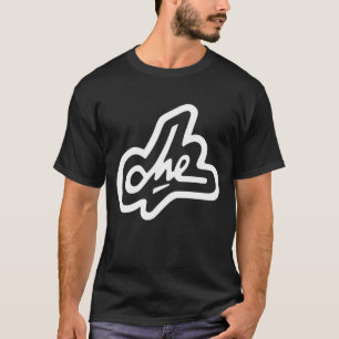 Che Guevara Signature on Black T-shirt