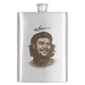 Che Guevara Smile "Cheers" Classic Flask Flacon (Voorkant)