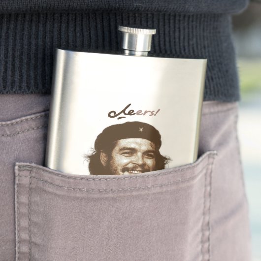 Che Guevara Smile "Cheers" Classic Flask Flacon (Voorbeeld)