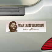 Che Guevarra glimlach Bumpersticker (Op auto)