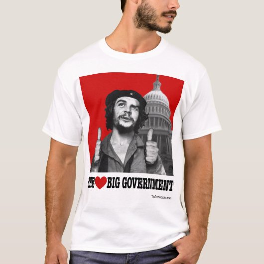 Che Heart Big Government T-shirt (Voorkant)