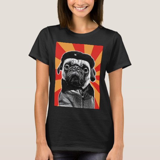 che pug Klassiek  286 T-shirt (Voorkant)