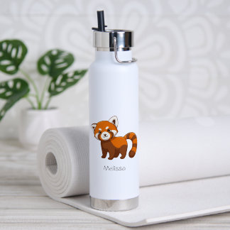 Che Red Panda Aangepaste Naam Waterfles