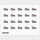 Che Revolution Design! Ronde Sticker (Vel)