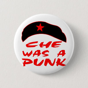 Che was een Punk Ronde Button 5,7 Cm