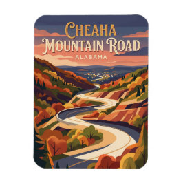 Cheaha Mountain Road Alabama Magneet