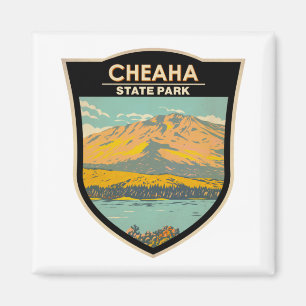 Cheaha State Park Alabama Badge Magneet