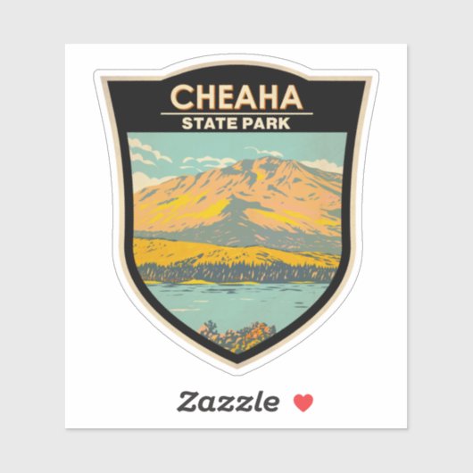 Cheaha State Park Alabama Badge Sticker (Vel)