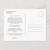 Cheap 2 Foto's Koppel handschrift met elegant scri Briefkaart (Achterkant)