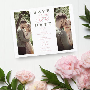 Cheap 2 Foto's Koppel handschrift met elegant scri Briefkaart