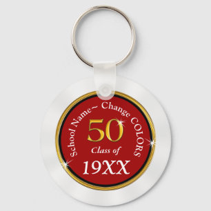  Cheap 50 jaar klasse reunion Souvenirs Sleutelhanger