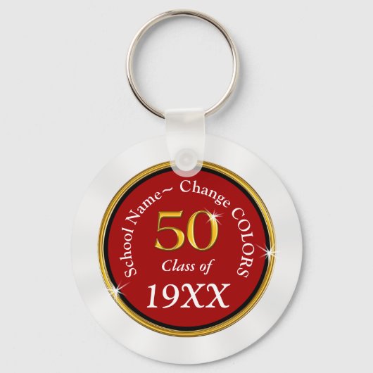  Cheap 50 jaar klasse reunion Souvenirs Sleutelhanger (Achterkant)