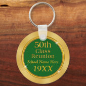 Cheap 50th Class Reunion Sleutelhangers, schoolnaa Sleutelhanger (Voorkant)
