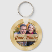 Cheap 50th Jubileum Party Favors PHOTO en TEXT Sleutelhanger (Achterkant)