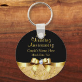 Cheap 50th Wedding Jubileum Favors Souvenirs Sleutelhanger (Voorkant)