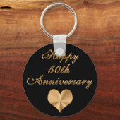 Cheap 50th Wedding Jubileum Gifts Sleutelhangers (Voorkant)