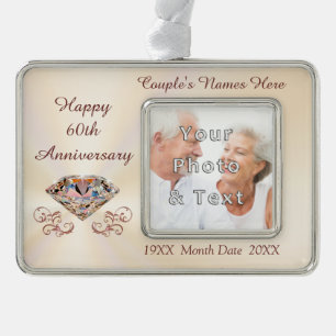 Cheap 60th Personalized Jubileum Ornamenten
