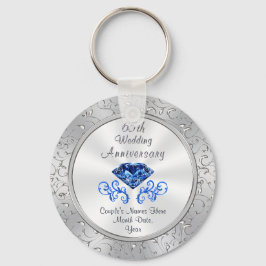 Cheap 65th Wedding Jubileum Party Favors Sleutelhanger