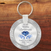 Cheap 65th Wedding Jubileum Party Favors Sleutelhanger (Voorkant)