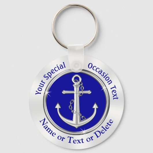 Cheap Anchor Party Favors, Nautical Sleutelhangers (Voorkant)