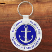 Cheap Anchor Party Favors, Nautical Sleutelhangers (Voorkant)
