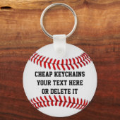 Cheap Baseball Keychains BULK PERSONALIZED, Delete Sleutelhanger (Voorkant)