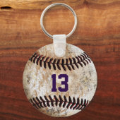 Cheap Baseball Keychains, JOUW TEKST Sleutelhanger (Voorkant)