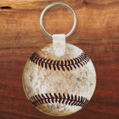Cheap Baseball Keychains met Jouw tekst, en Logo Sleutelhanger (Achterkant)