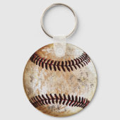 Cheap Baseball Keychains met Jouw tekst, en Logo Sleutelhanger (Achterkant)