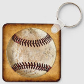 Cheap Baseball Keychains NAME, NUMBER for TEAM Sleutelhanger (Achterkant)